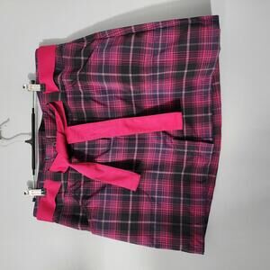 1 Nike Golf Women's Plaid Pink Dri-Fit‎ Size 12